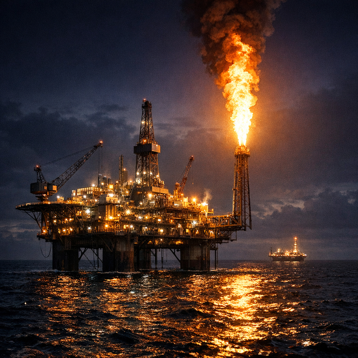 Почему на нефтяных платформах почти никогда не гасят горящий факел?