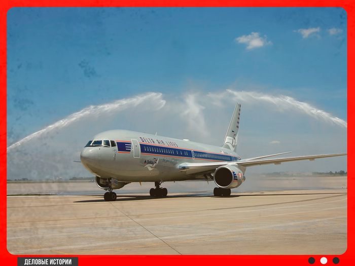«Дух Дельта» в ливрее, посвященной 75-летию компании (Источник: Delta Air Lines)