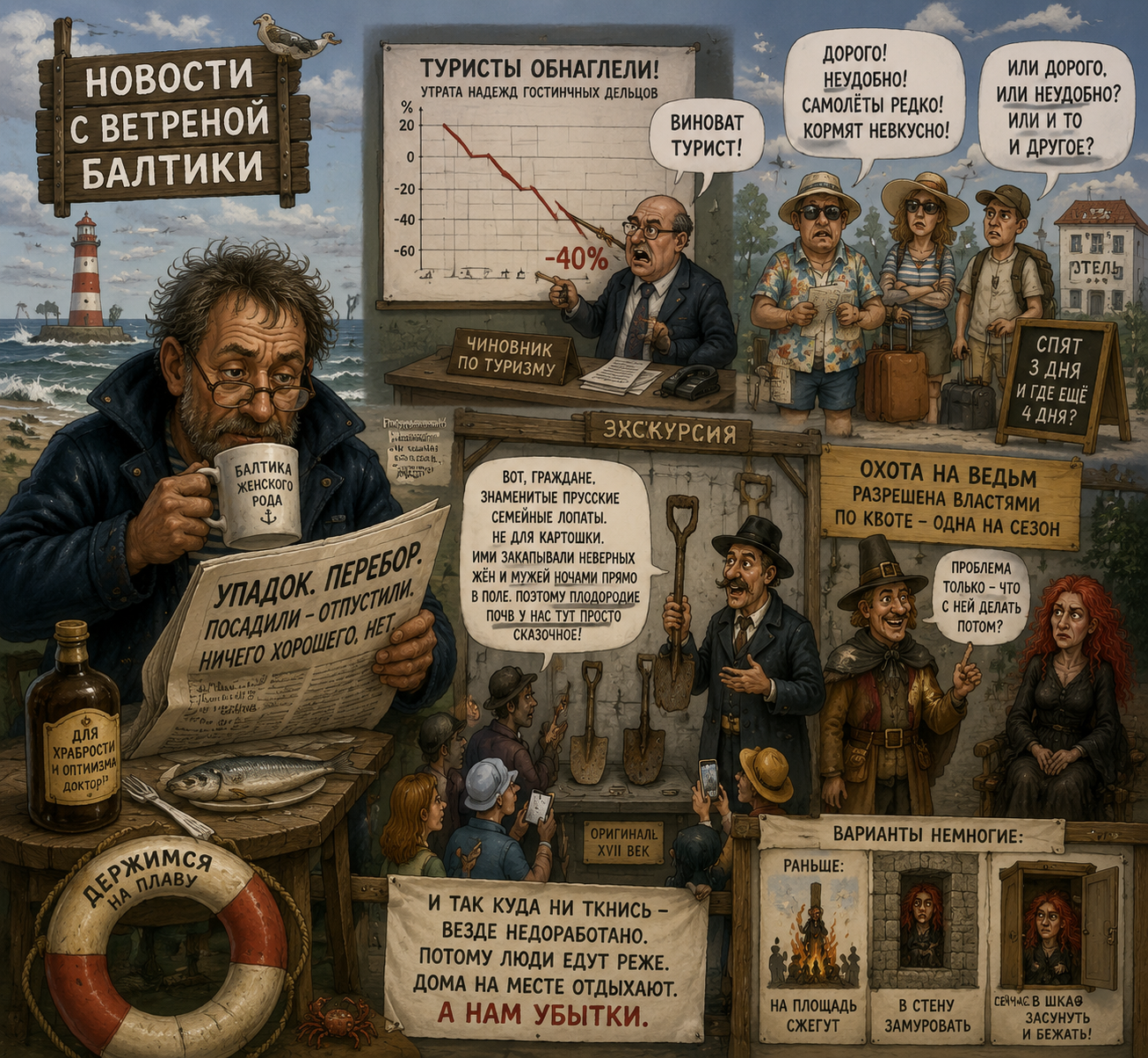 Baltic media news from Skidanovsky - My, Black humor, Kaliningrad, news, Longpost