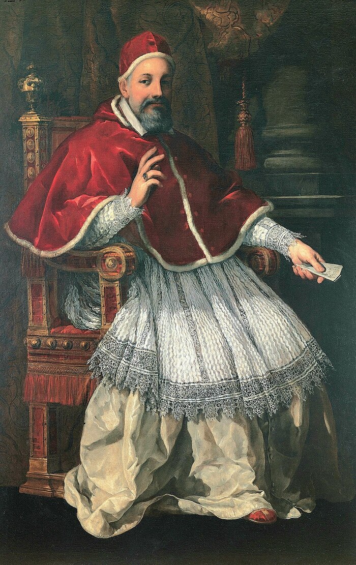 Папа Урбан VIII. Картина Пьетро да Кортоны. Около 1624–1627 годов