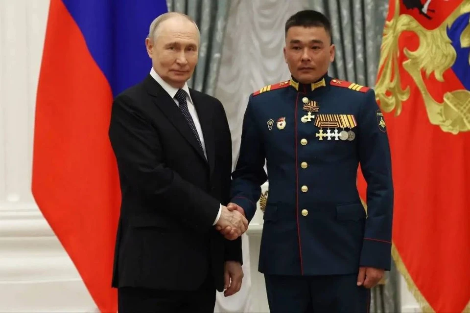 A SVO soldier from Buryatia was the first in modern Russia to be awarded all four degrees of the St. George Cross. - My, Special operation, Military, St. George's cross, Military establishment, Ministry of Defence, Longpost, Beaux, Buryats, Nikolay Kumenov, Heroes, Politics