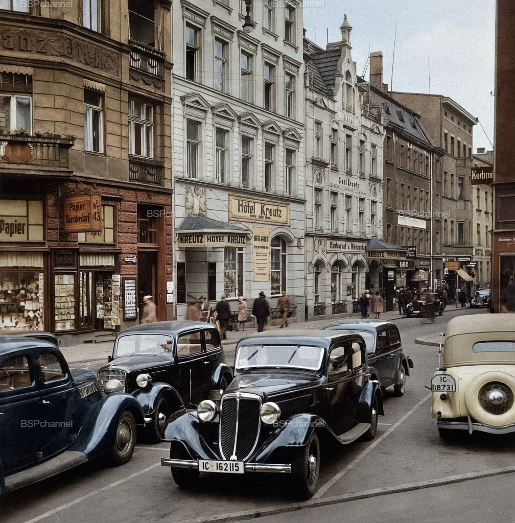 Fragments of History: Interesting and Rare Retro Photographs of Europe. 20 Colorized Photographs from the 20th Century. Part 40 - Series Photo Collections, My, 20th century, The photo, Europe, Old photo, France, Italy, Germany, Sweden, Switzerland, Belgium, Spain, Colorization, Longpost