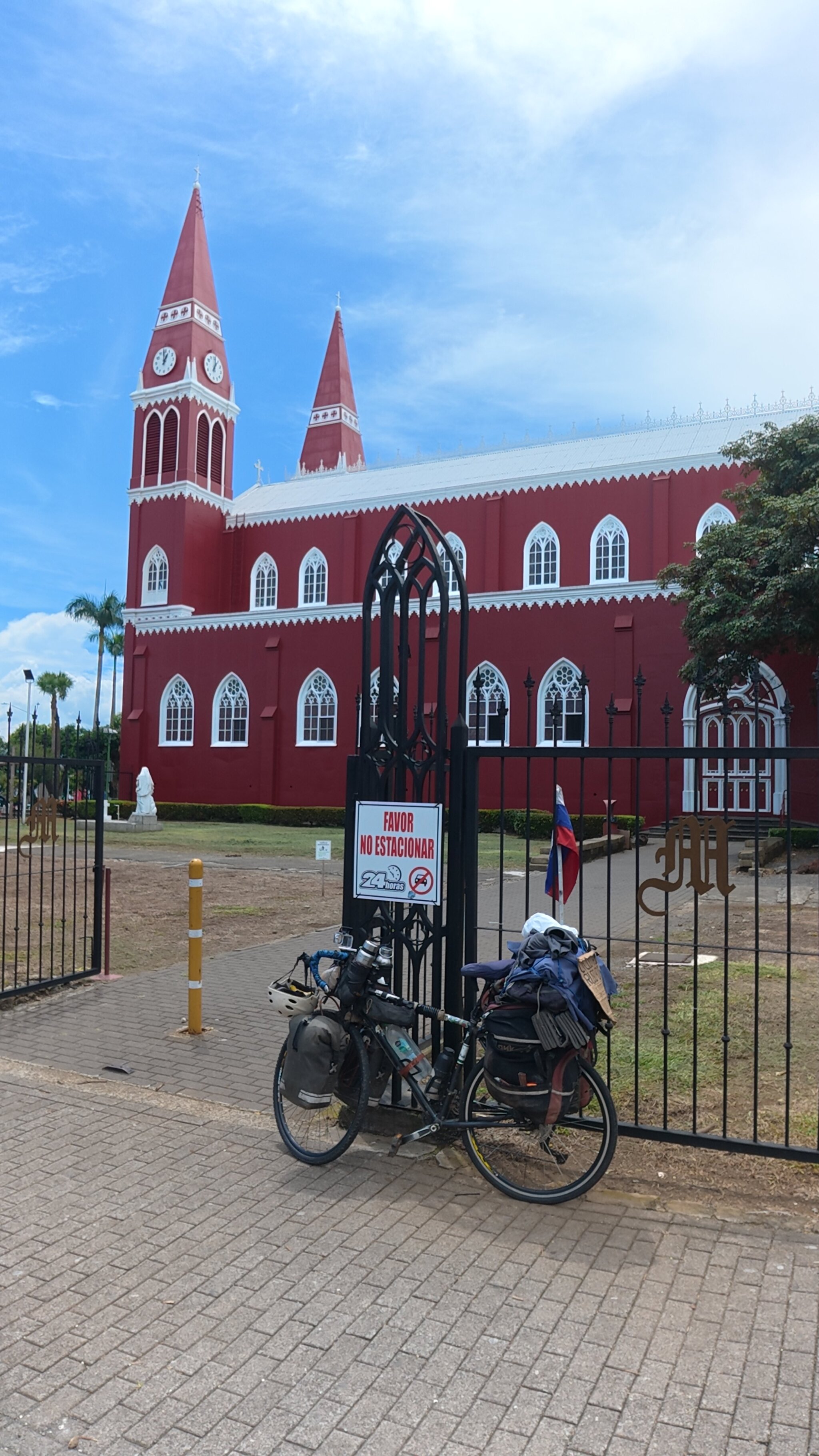 Catholic Church in Grecia, Costa Rica - My, Travels, A bike, South America, Bike trip, Costa Rica