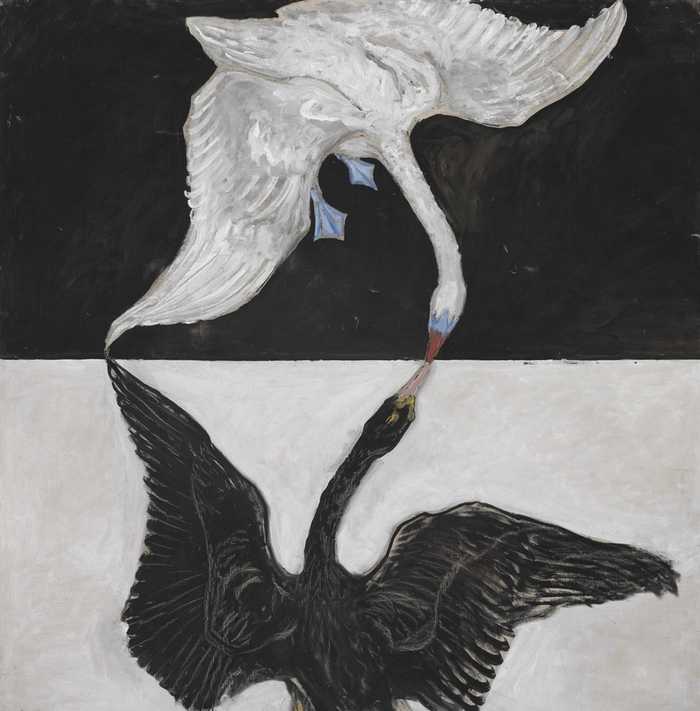 Хильма Аф Клинт. Лебедь. 1915