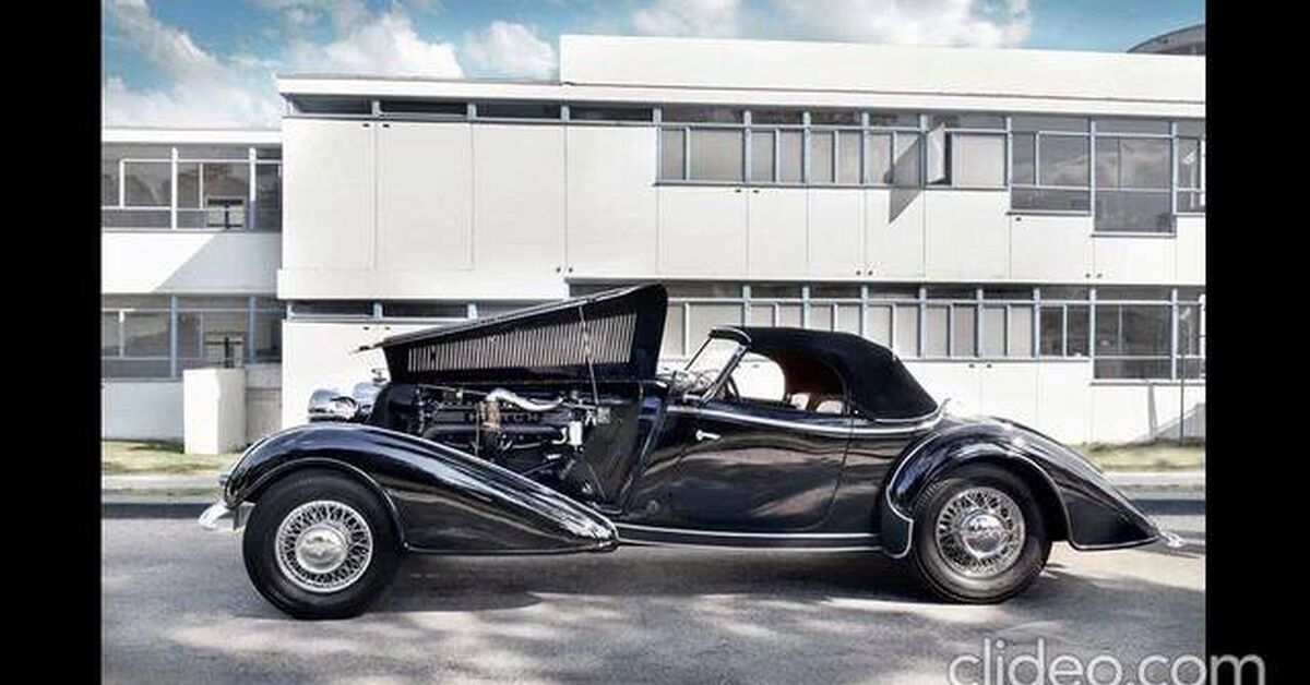 Horch 855 Special Roadster - Neural Network Content, Short videos, beauty, Dream, Classic, Rutube, Audi, 1930s, Video