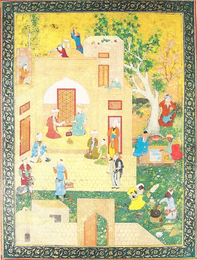 Persian manuscripts from the collections of the Russian National Library in detail - Painting, Painting, Miniature, Poetry, Illustrations, Iran, Persia, Manuscript, Longpost
