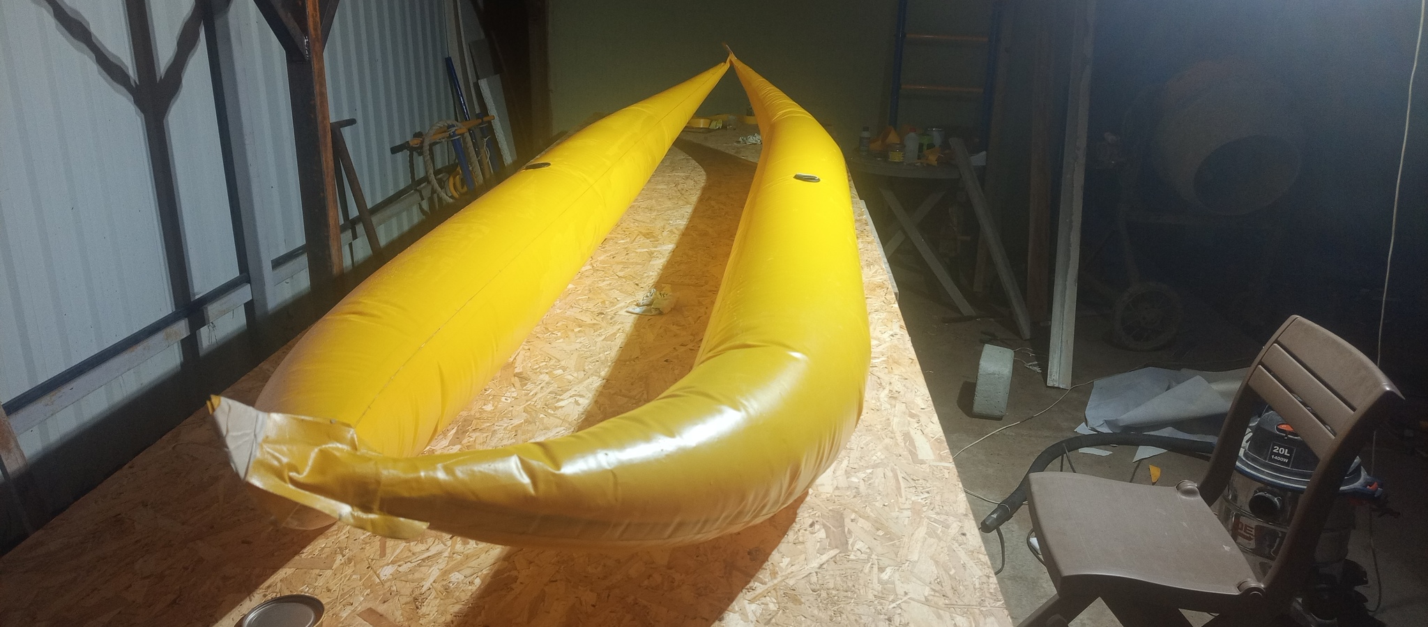 I glued the kayak myself - My, Kayak, Saving, Longpost