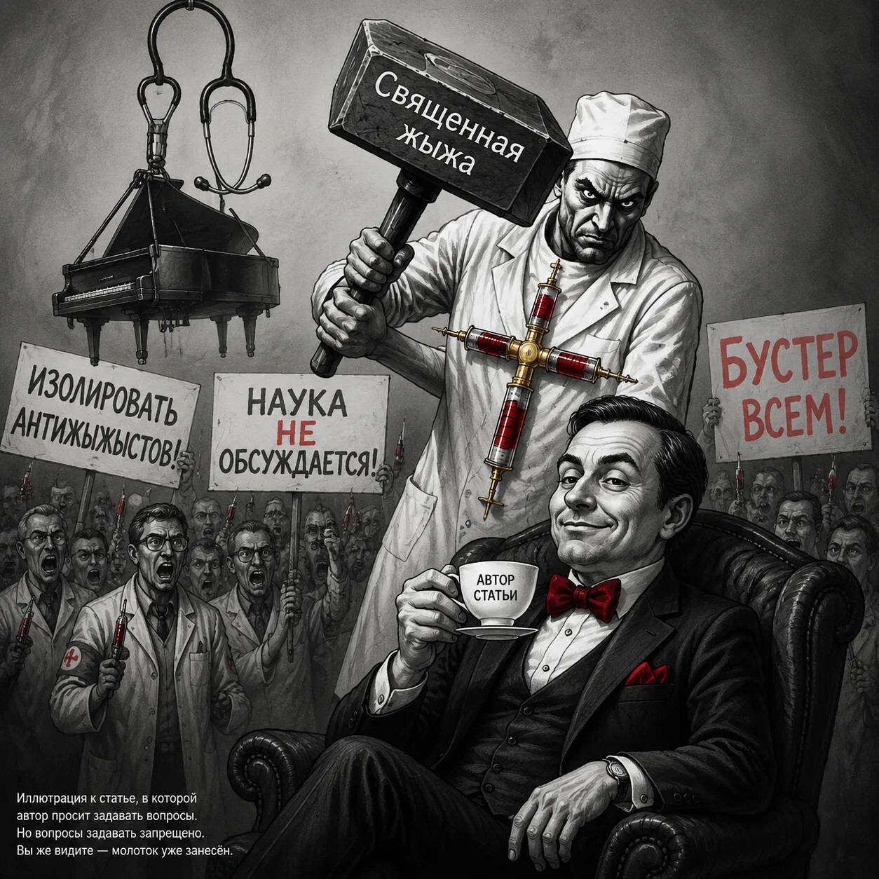 Hit me with a hammer, I'm used to it. A response to the adherents of the sacred vaccine. - Neural Network Content, Vaccination, Vaccine, Genocide, Fraud, Divorce for money