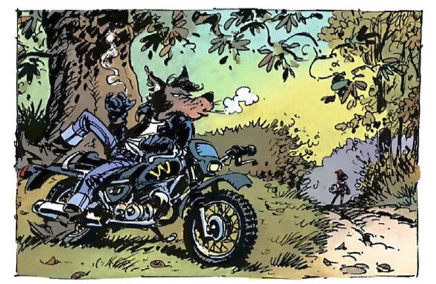 An old tale in a new way - Series Eurocomics, Survey, Comics, Girls, Humor, Sex, Boobs, Dany de Groot, Translation, Story, Little Red Riding Hood, Longpost