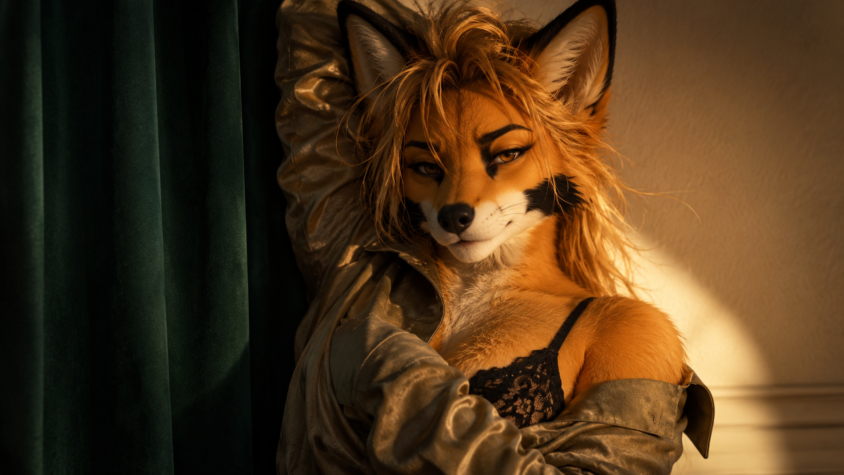 Furry art by Wolfmks #3988 - Series Furry Art by Wolfmks 4 series, My, Neural Network Content, Furry, Neural network art, Furry art