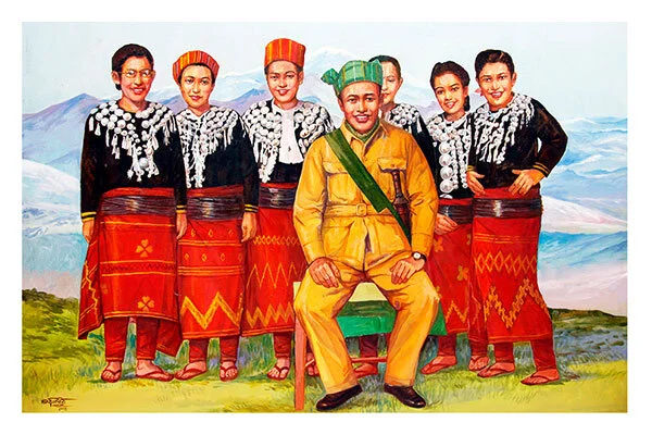 Kachin and Shan States in the works of Burmese artist San Hlaing - Art, Art criticism, Painting, Longpost
