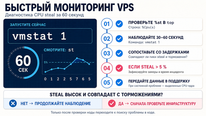 CPU Steal �� VPS: ������� ������, ������� ����������� ������������� ����������