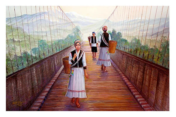 Kachin and Shan States in the works of Burmese artist San Hlaing - Art, Art criticism, Painting, Longpost