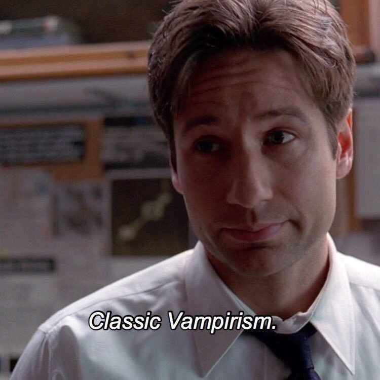 So instead it will be...? - Classic vampirism - Images, Humor, Memes, Picture with text, Secret materials, Serials, Dialog