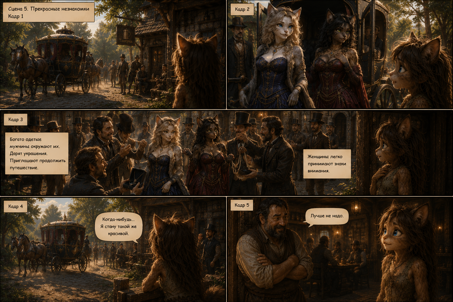 Aerys, Part 1 of 3 - Childhood - Series Jacktown, Neural Network Content, Neural network art, Furry, Comics, Longpost