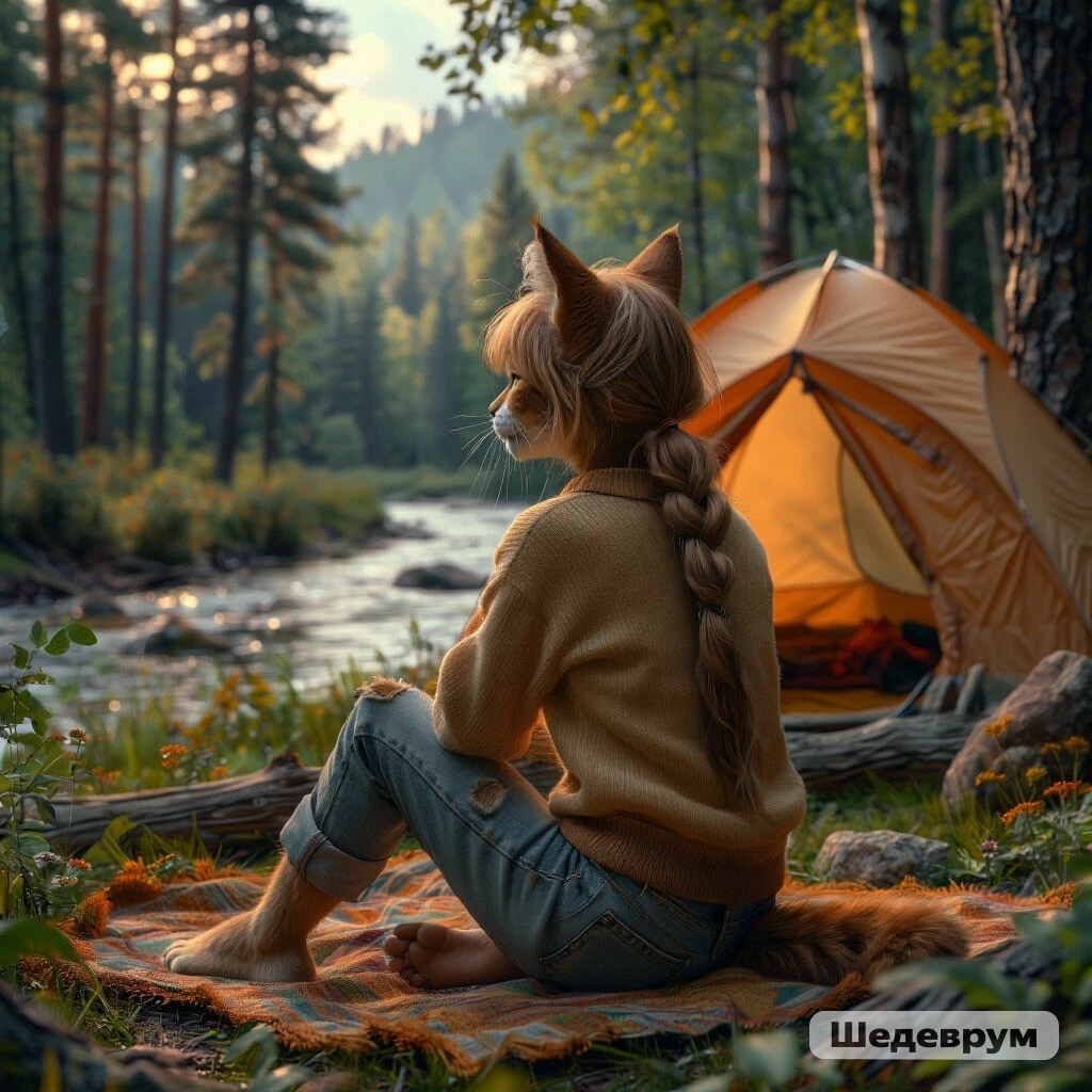 Untitled - My, Neural Network Content, Neural Networks, Neural network art, Furry, Furry canine, Furry fox, Krystal, Furry feline, Furry cat, Furry art, Video, Soundless, Short videos, Longpost
