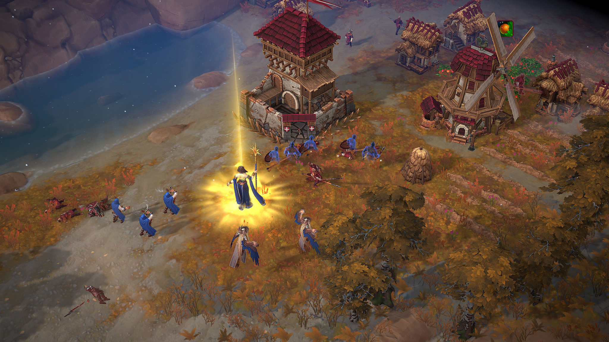 Memel Invasion is a new map and allied commands in the mythological strategy game Godsworn. - My, Стратегия, Games, Steam, RTS