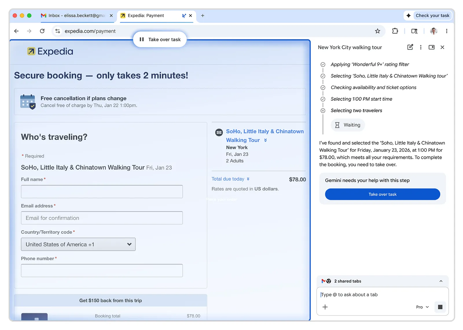 Gemini Spark now works with your Chrome logins. - Business, Automation, Program, Longpost