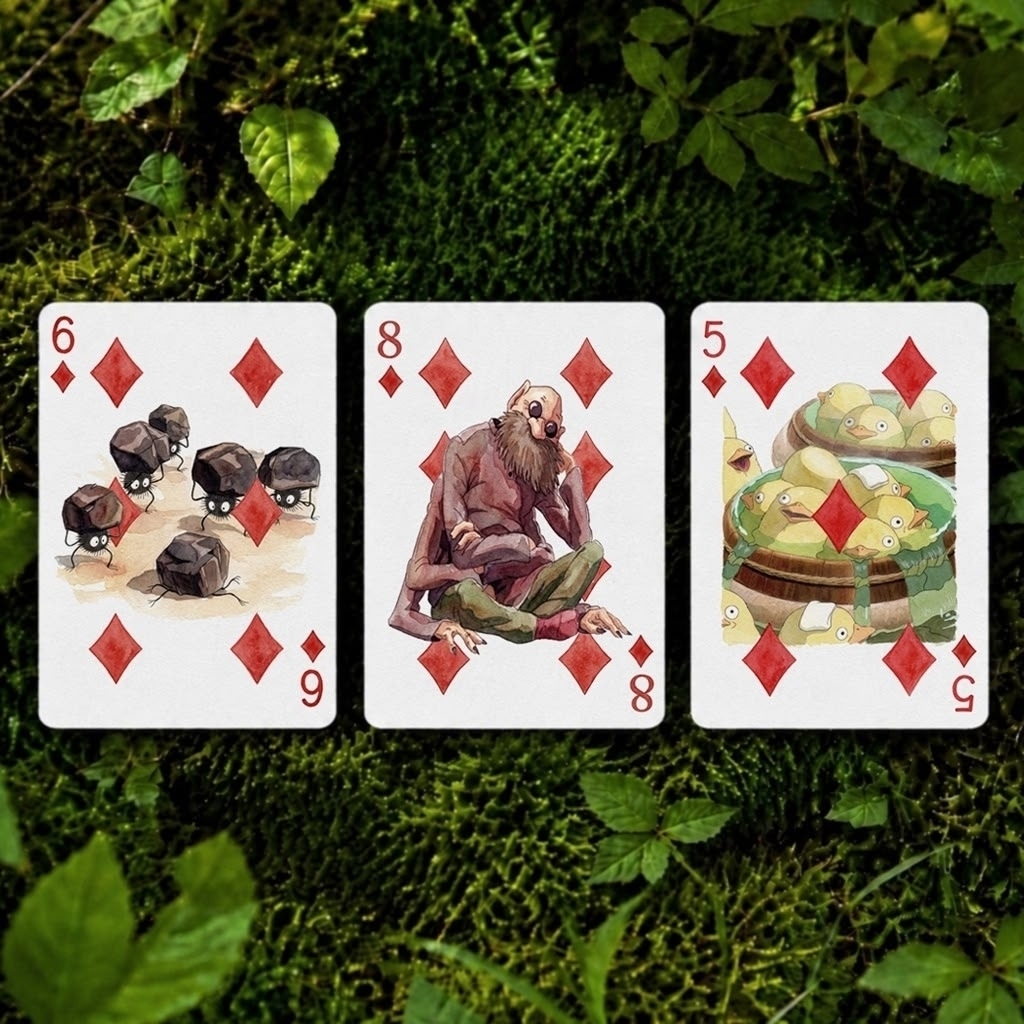 Cards based on Studio Ghibli - Creation, Studio ghibli, Art, Anime art, Drawing, Watercolor, Longpost