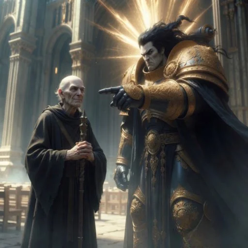 A Conversation That Never Existed - Series WarHammer40k, My, Warhammer 40k, The emperor, Imperium, Humor, Honesty, Longpost