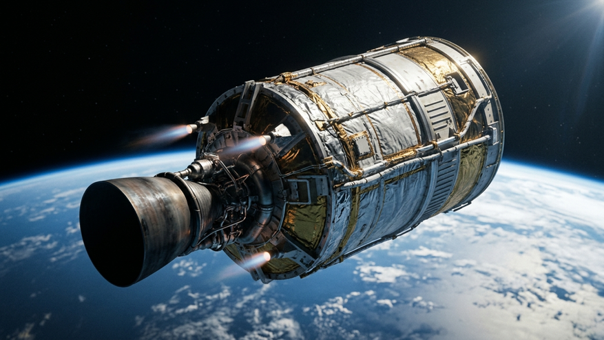 Why does fuel stop flowing to a rocket engine in zero gravity? - My, The science, Space, Rocket, Physics, Cosmonautics, Video, Rutube, Longpost