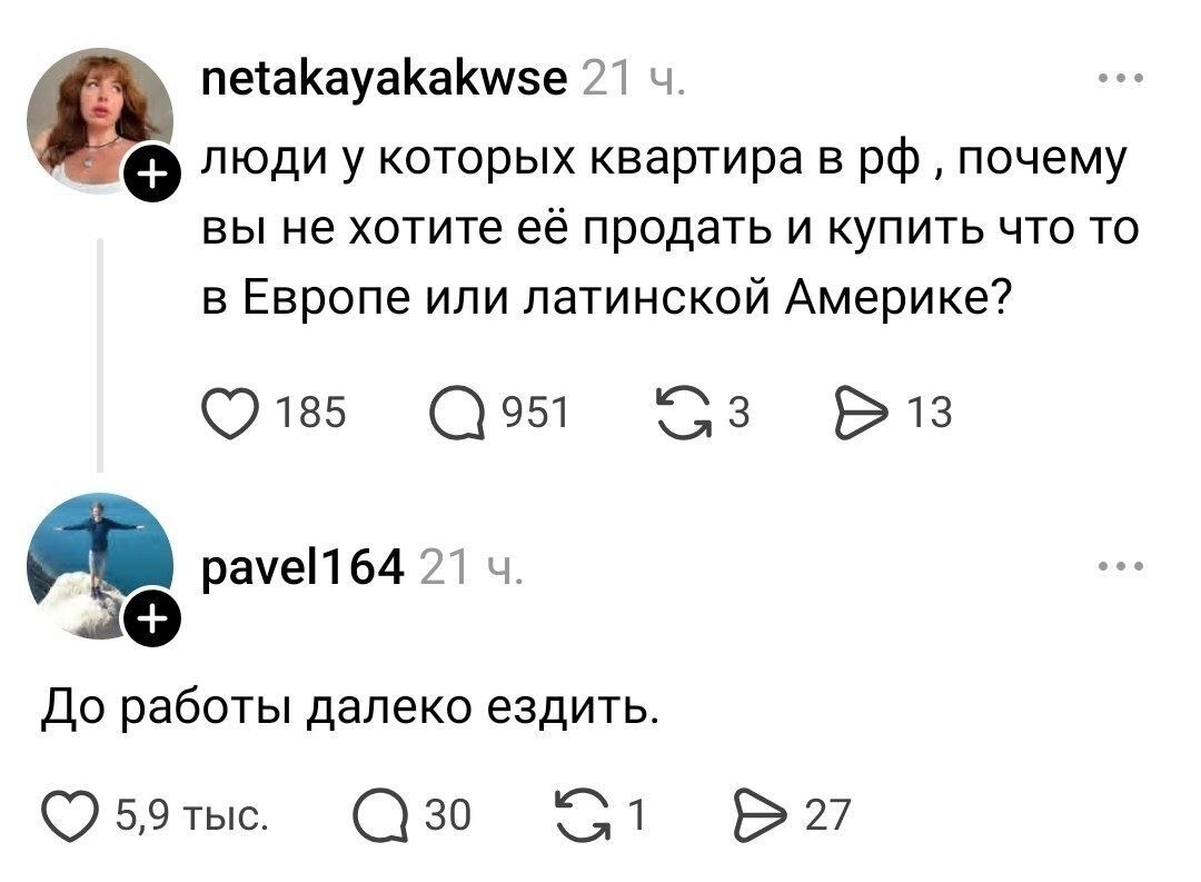 Far - Question, Apartment, Telegram (link), 