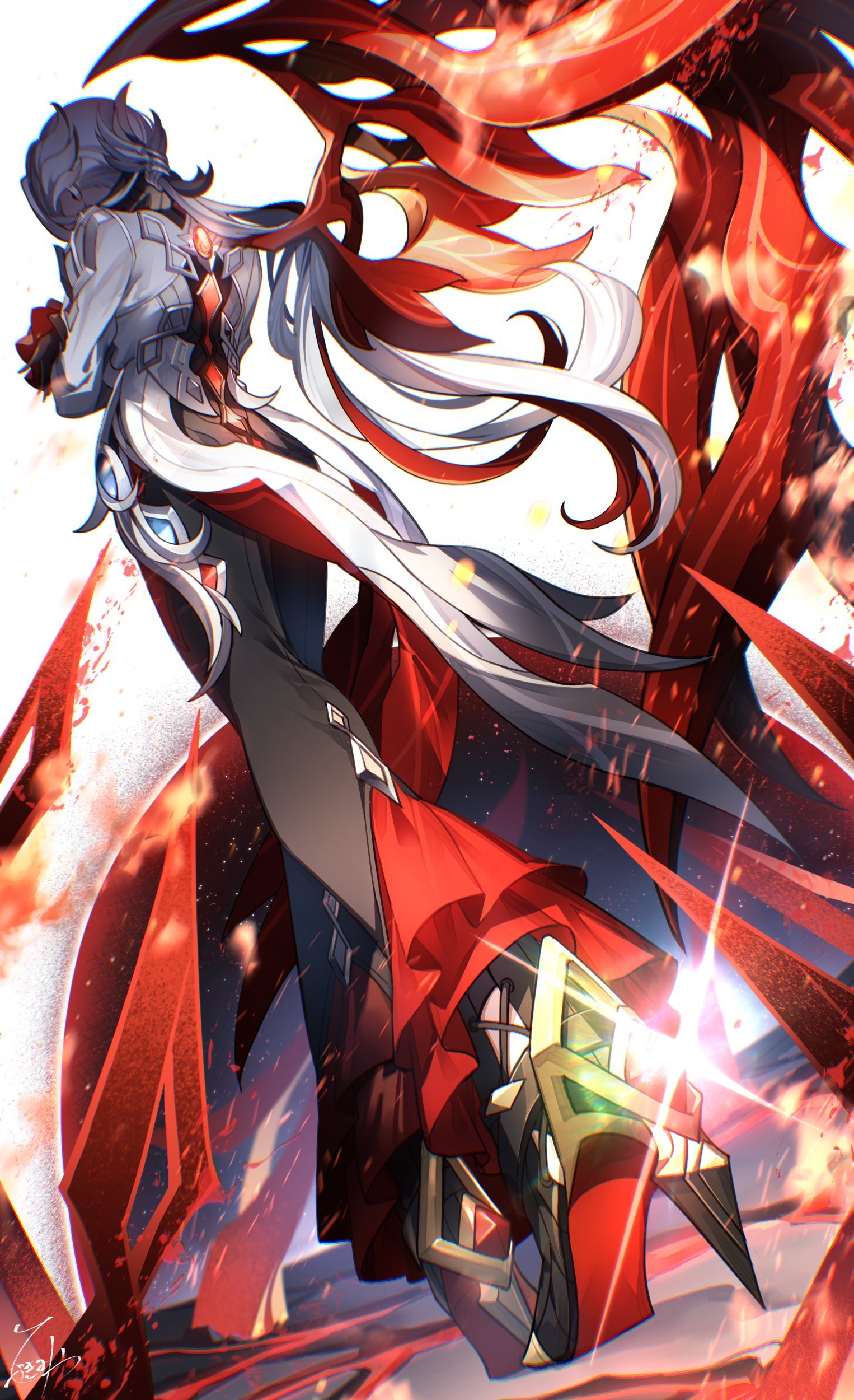 Heel - Genshin impact, Anime art, Art, Arlecchino (Genshin Impact)