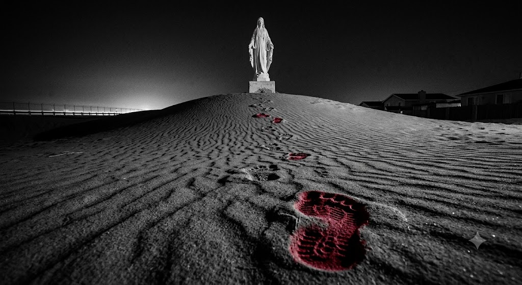 I never understood why someone would put a statue of the Virgin Mary right in the middle of the dunes, behind our line of beach houses. - My, Horror, Reddit, Translation, Translated by myself, Nosleep, Страшные истории, Story, Mystic, Thriller, Fantastic story, Fearfully, Longpost, CreepyStory, Video, Rutube