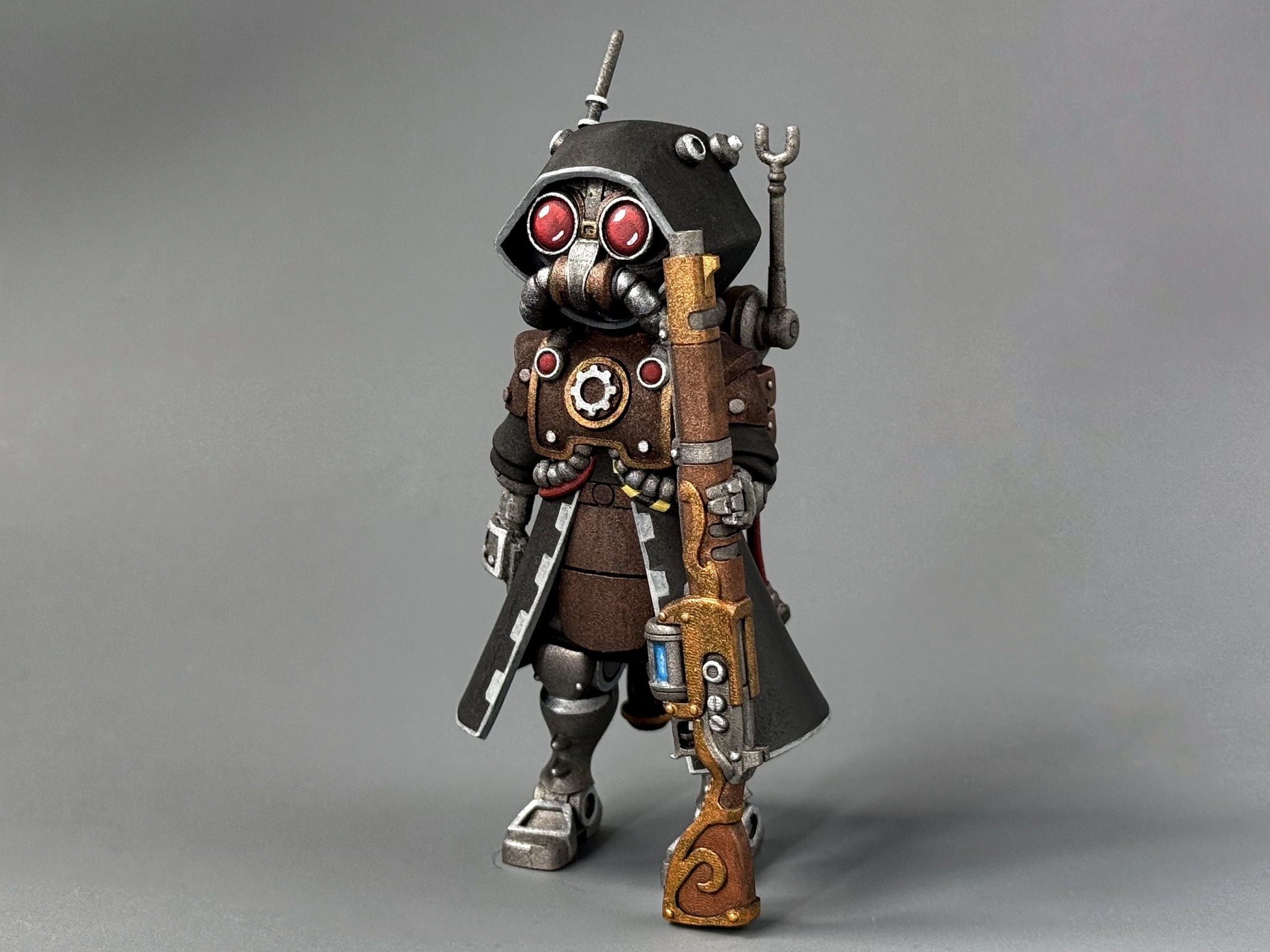 Mini Skitarii (Figure painted.) - My, Warhammer, Warhammer 40k, Adeptus Mechanicus, Skitarii, Wh other, Video, Short videos, Longpost