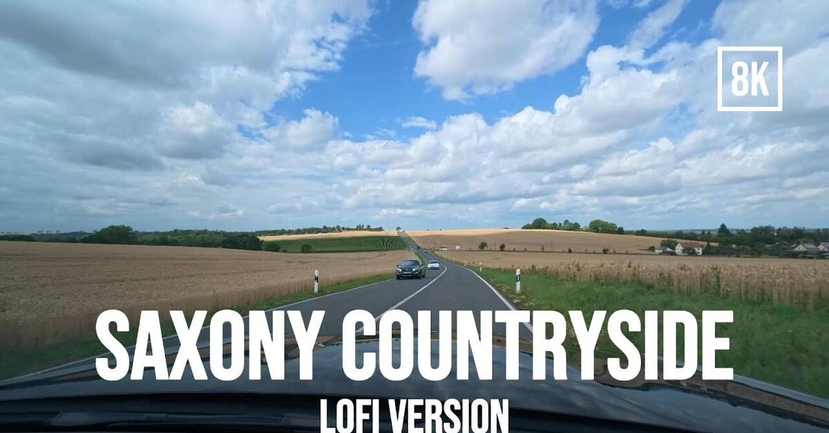 A scenic drive through rural Saxony - Germany, Drive, Travels, beauty, Village, Music, Relaxation, Youtube, Auto, Europe, Village, Saxony, Video, Repeat