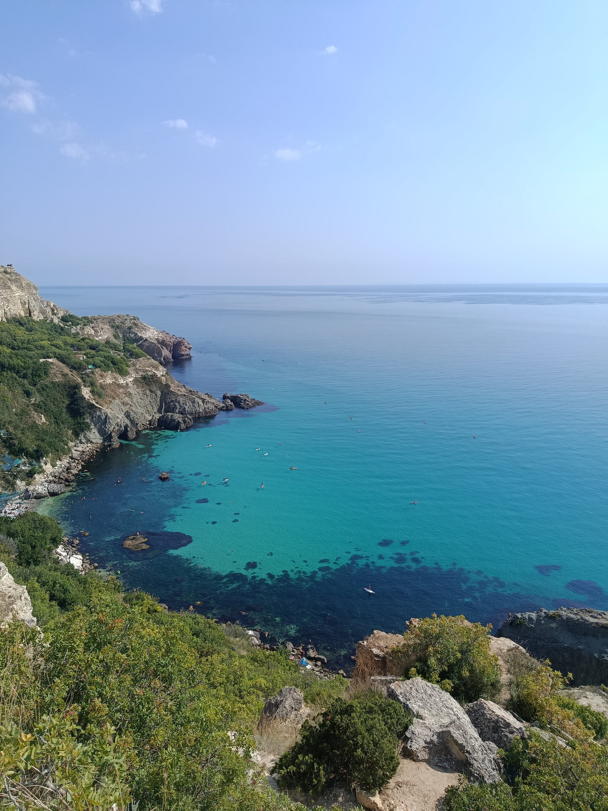 View of Crocodile Beach, Fiolent. Sevastopol, Alexandra Bay, 2026 - My, Crimea, Sevastopol, Cape Fiolent, Oil painting, I'm an artist - that's how I see it, Longpost