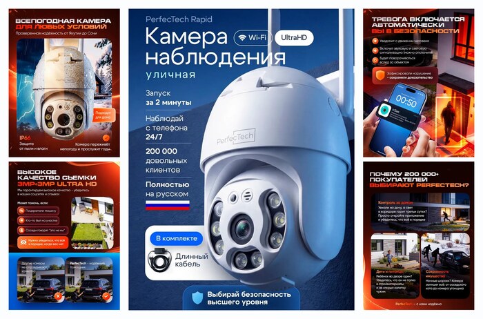 ������ ��������������� Perfectech Rapid, �������, ����������, Wi-Fi, ��-���������, 3��
