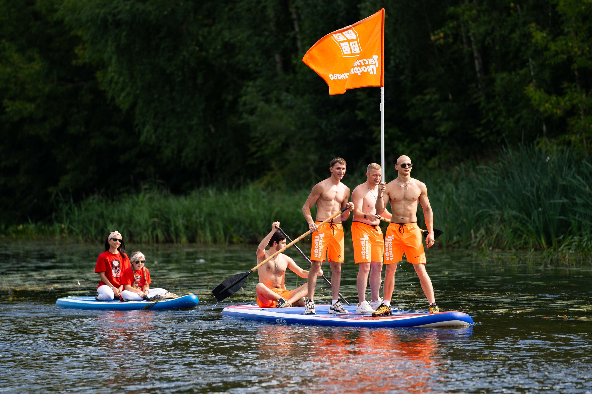 The fifth SUP carnival on the waves of Uvodi Mighty - My, Paddleboard, SUPsurfing, Carnival, Day of the city, Ivanovo, Ivanovo region, Holidays, The festival, River rafting, Girls, Sports girls, Sport, Cosplay, Costume, Longpost