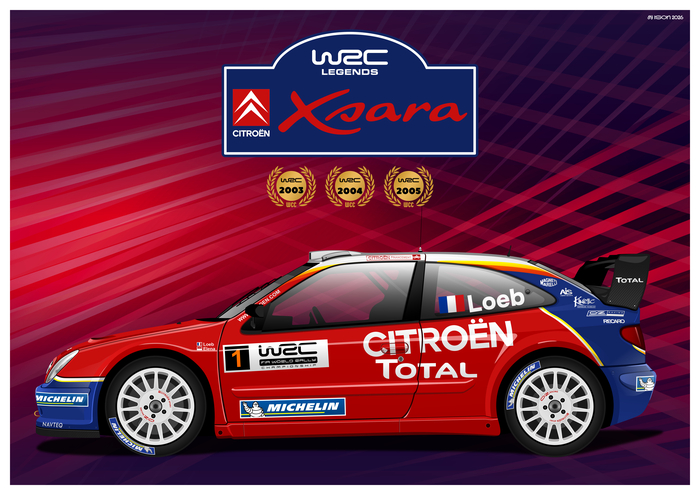 Citroën Xsara WRC Poster.
