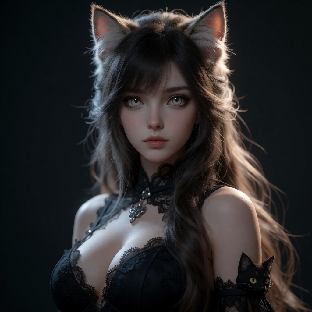 Kittens - Series Cats, My, Neural Network Content, Artificial Intelligence, Generating Images, Promt