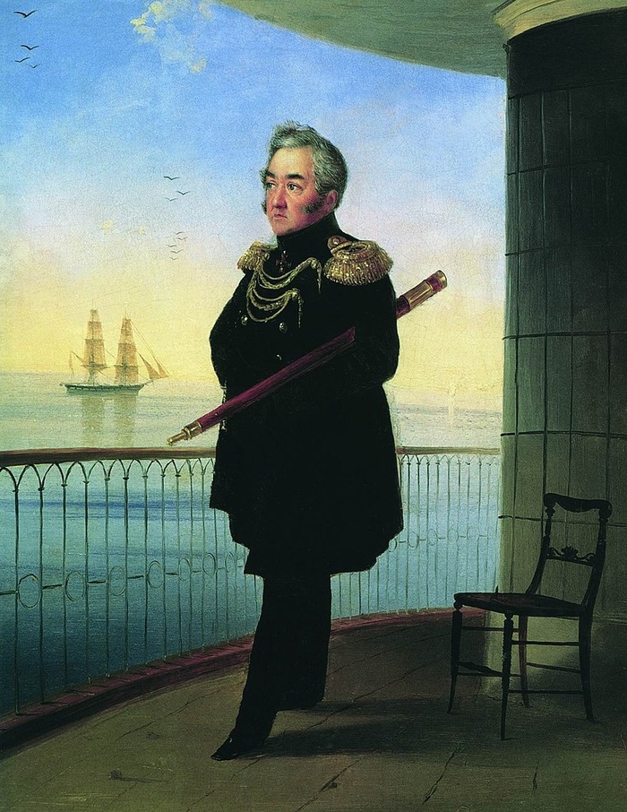 Портрет адмирала Михаила Петровича Лазарева, 1839 год, Айвазовский