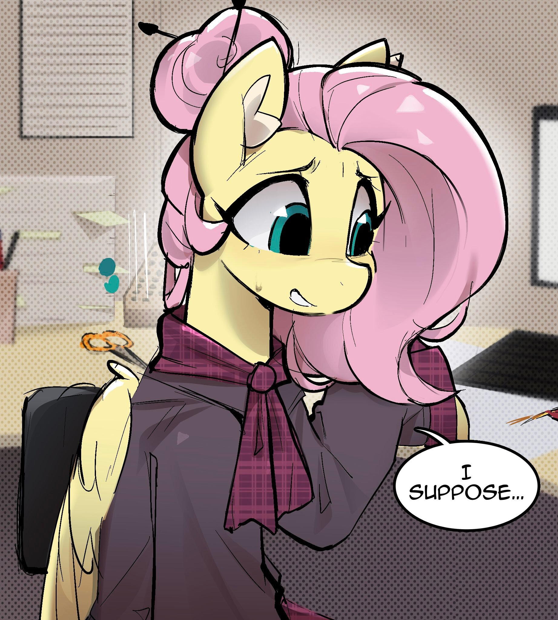 Second Shift. Part 2 - Series Office workers, My little pony, Twilight sparkle, Fluttershy, Longpost