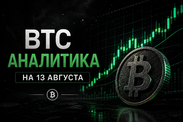 Аналитика BTC на 13 августа