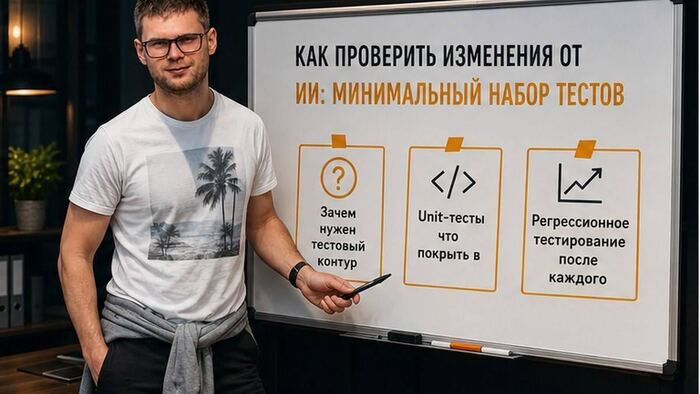 Как проверить изменения от ИИ: минималный набор тестов (без фанатизма)