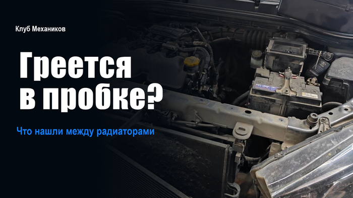 Vesta грелась в пробке. Между радиаторами нашли плотную «шубу»