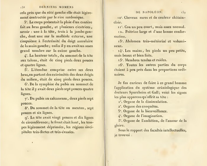 �Mémoires du docteur F. Antommarchi, ou Les derniers momens de Napoléon�, Tome II Paris 1825