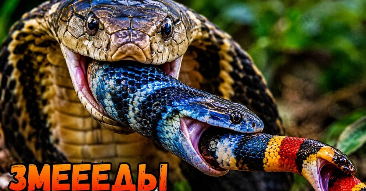 10 Snakes That Prey on Other Snakes - My, Animals, Wild animals, Snake, Video, Video VK