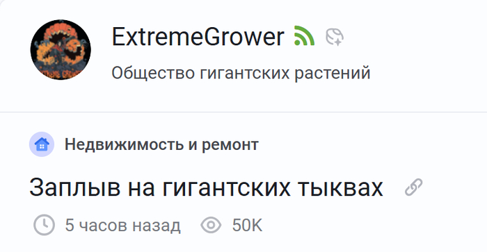 Управление "темами" постов