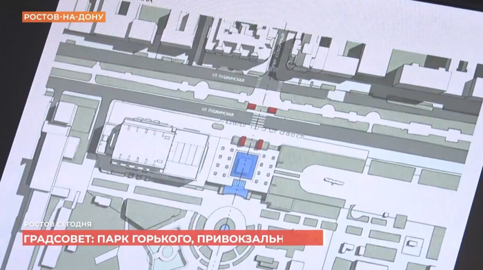 План изменения парка Горького, представленный на градостроительном совете