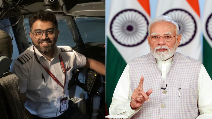 Prime Minister Narendra Modi hailed Indian pilot Captain Smit Machchhar as a "hero"
