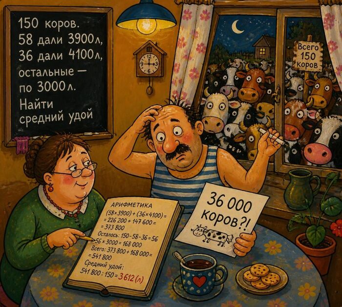 36 тысяч коров