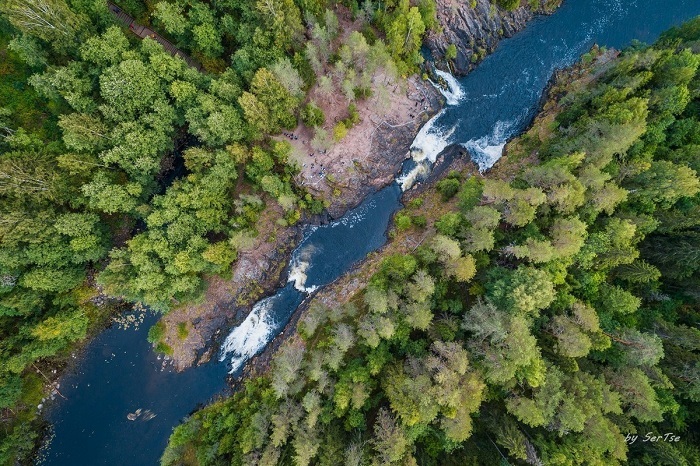 Заповедник и водопад Кивач. Фото: сайт заповедника Кивач / Сергей Цепек