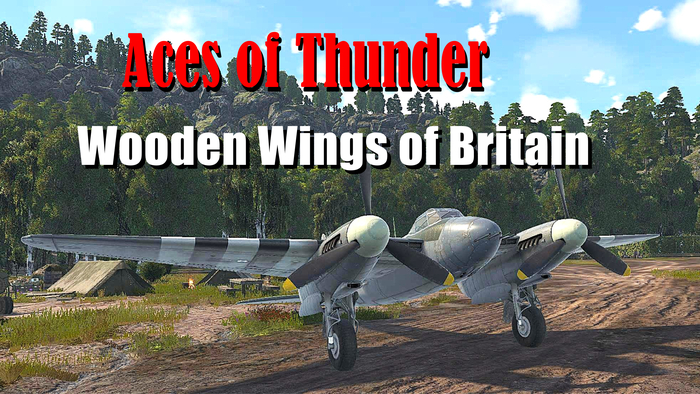 Aces of Thunder: Mosquito FB Mk.VI на Playstation VR2 Деревянные крылья Британии