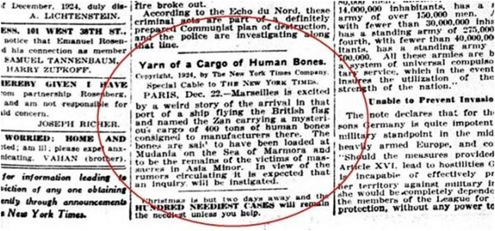 ������� � The New York Times �� 23 ������� 1924 �.