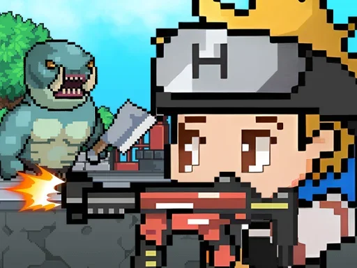 Меха-шутер: пиксельная RPG на Пикабу Игры